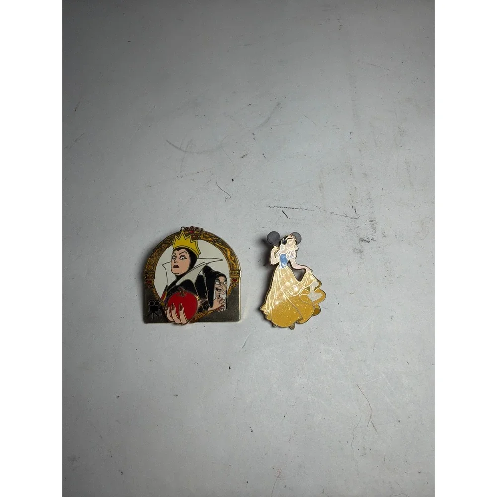 Disney Snow White Evil Queen LE 1000 Art of Disney Enamel Trading Pin Set 2pc
